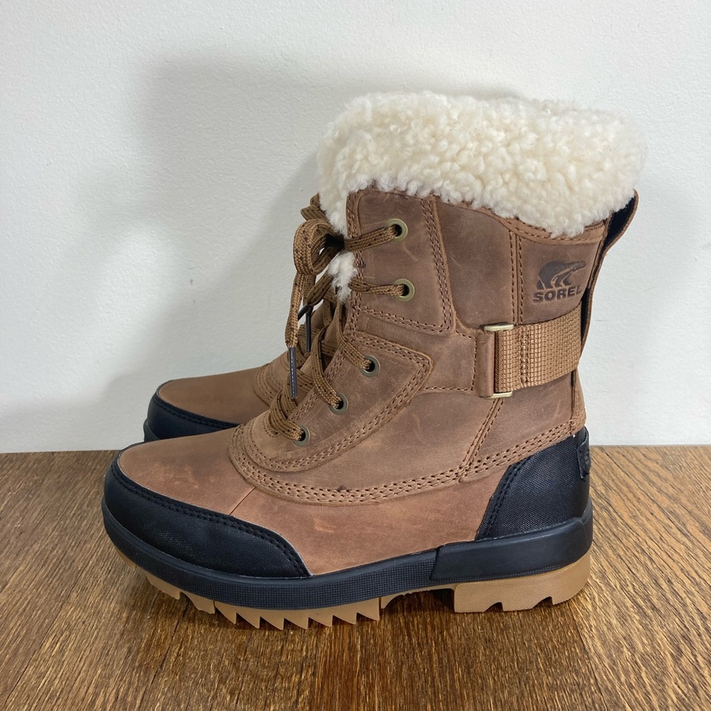Sorel Tivoli IV Parc Boot Waterproof Insulated Womens Size 6 Velvet Tan - Picture 2 of 13